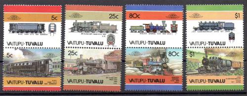 Sèrie Ferrocarrils Vaitupu-Tuvalu Any 1986 (nou)